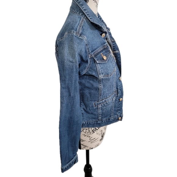 Vintage 90's Juicy Couture Denim Jean Jacket Size Medium - Picture 3 of 13